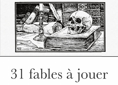 Couverture 31 fables à jouer